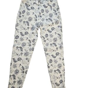 Floral Print Women's Jeans Kensie Vintage Ultimate High Rise Skinny
